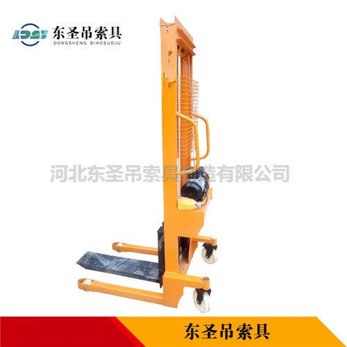 液壓式手動(dòng)搬運(yùn)車(chē)側(cè)面--河北東圣吊索具制造有限公司--液壓堆高車(chē)|手動(dòng)叉車(chē)|石材夾具|小型攪拌機(jī)